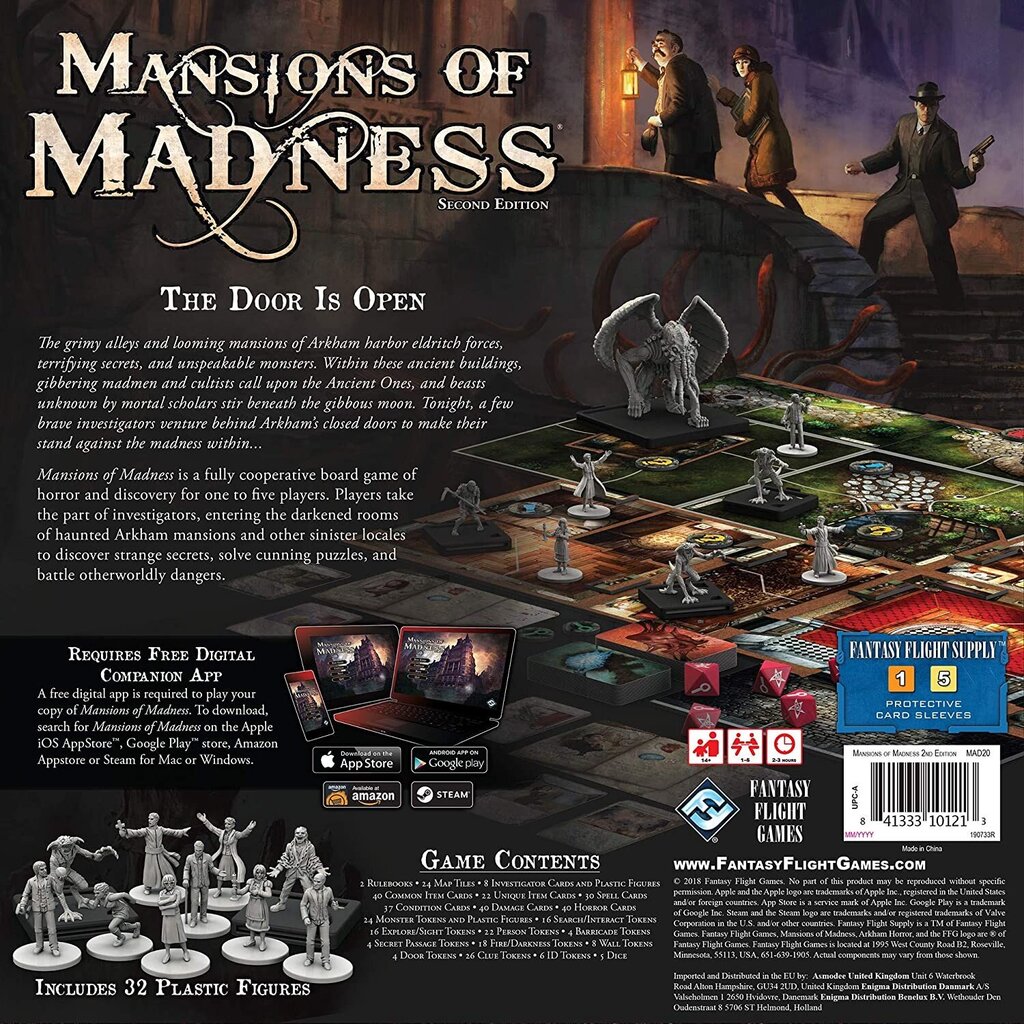 Lautapeli Mansions of Madness: Second Edition, EN hinta ja tiedot | Lautapelit ja älypelit | hobbyhall.fi