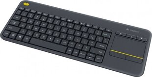 Langaton näppäimistö Logitech Wireless Touch Keyboard K400, RUS hinta ja tiedot | Näppäimistöt | hobbyhall.fi