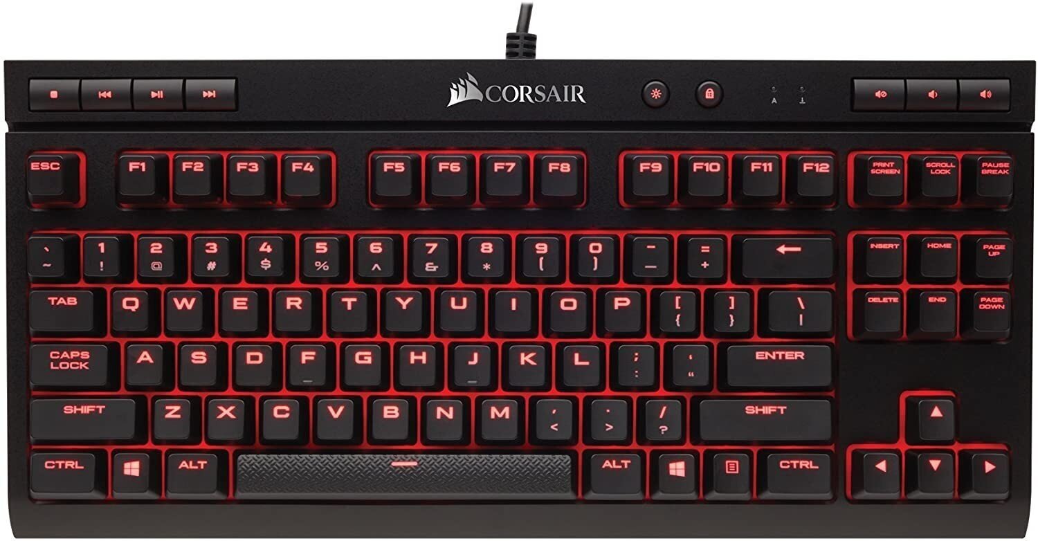 Corsair Gaming K63 Red LED hinta ja tiedot | Näppäimistöt | hobbyhall.fi
