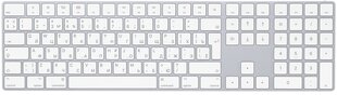 Magic Keyboard with Numeric Keypad RUS - MQ052RS/A hinta ja tiedot | Apple Tietokoneet ja pelaaminen | hobbyhall.fi