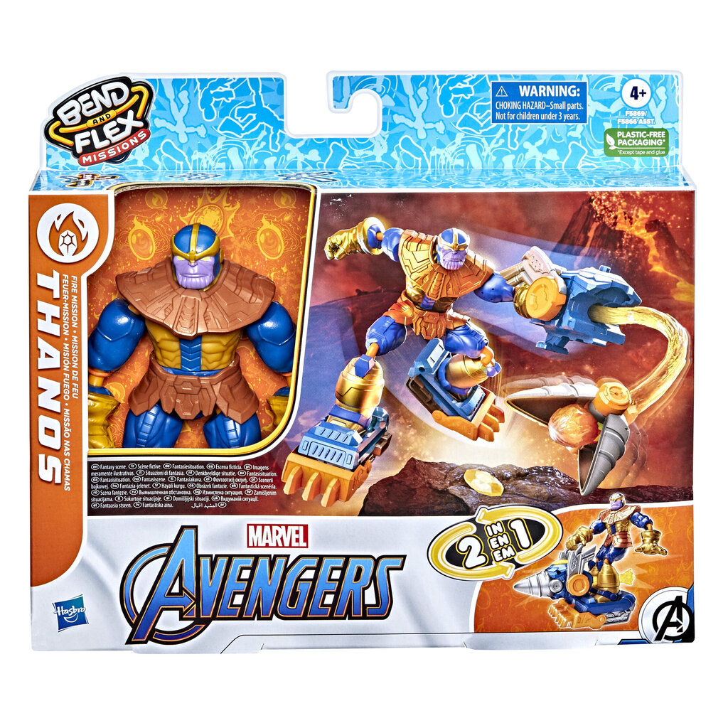 Avengers Bend and Flex hahmosetti hinta ja tiedot | Poikien lelut | hobbyhall.fi