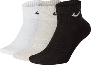 Nike sukat CUSH ANKLE 3 pk, valkoinen-musta-beige hinta ja tiedot | Miesten sukat | hobbyhall.fi