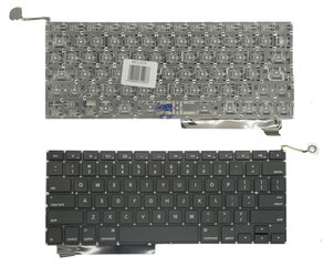 Näppäimistö, APPLE UniBody MacBook Pro 15 "A1286 2009-2012, USA hinta ja tiedot | Komponenttien lisätarvikkeet | hobbyhall.fi