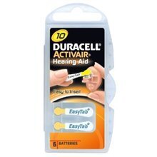 Duracell Hearing 10 läpipainopakkaus, 6 kpl. hinta ja tiedot | Paristot | hobbyhall.fi