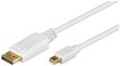 Kaapeli PremiumCord DisplayPort, valkoinen hinta ja tiedot | Kaapelit ja adapterit | hobbyhall.fi