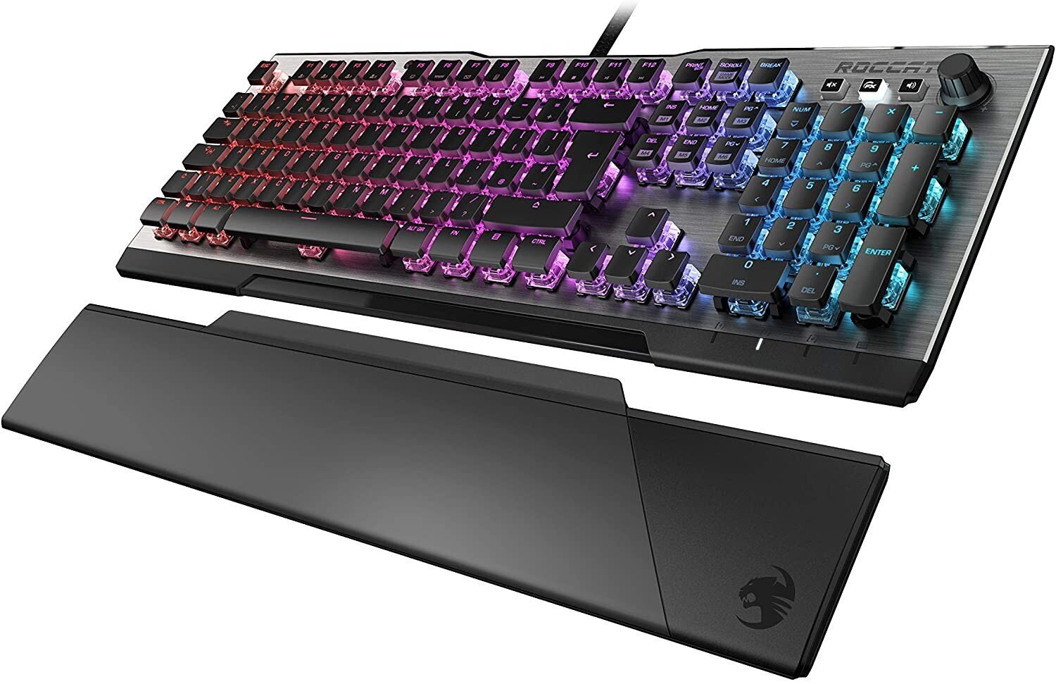 Langallinen pelinäppäimistö Roccat Vulcan 120 AIMO, ENG, musta hinta ja tiedot | Näppäimistöt | hobbyhall.fi