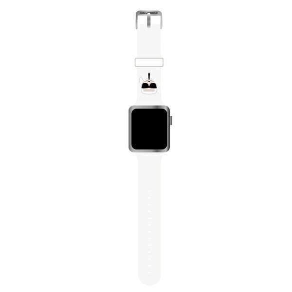 Karl Lagerfeld Apple Watch vaihtoranneke 42/44/45mm hinta ja tiedot | Älykellojen ja aktiivisuusrannekkeiden lisätarvikkeet | hobbyhall.fi