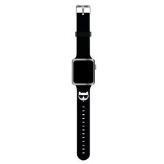 Karl Lagerfeld Apple Watch vaihtoranneke 42/44/45mm hinta ja tiedot | Älykellojen ja aktiivisuusrannekkeiden lisätarvikkeet | hobbyhall.fi