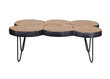 Bagli-sohvapöytä, 115 x 70 cm, ruskea / musta hinta ja tiedot | Sohvapöydät | hobbyhall.fi