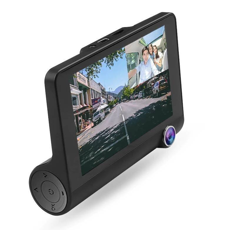 RoGer 3in1 Car video recorder with integrated front / rear / inside camera / Full HD / 170 degree view hinta ja tiedot | Action-kamerat | hobbyhall.fi