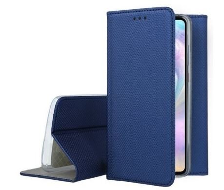 Mocco Smart Magnet Book Case For Samsung Galaxy S22 5G Blue hinta ja tiedot | Puhelimen kuoret ja kotelot | hobbyhall.fi