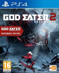 PS4 God Eater 2: Rage Burst incl. Resurrection Digital Download hinta ja tiedot | Tietokone- ja konsolipelit | hobbyhall.fi