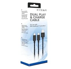 Kyzar Play and charge cable for PS5 hinta ja tiedot | Kaapelit ja adapterit | hobbyhall.fi