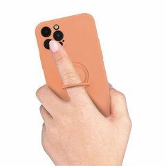 Mocco Pastel Ring Silicone Back Case for Samsung Galaxy S22 Plus 5G Orange hinta ja tiedot | Puhelimen kuoret ja kotelot | hobbyhall.fi
