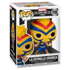 POP-leluhahmo Marvel Luchadores kapteeni Marvel la Estrella Cosmica hinta ja tiedot | Tyttöjen lelut | hobbyhall.fi