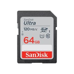 SanDisk SDSDUNR, 64 GB, SDXC UHS-I hinta ja tiedot | Sandisk Kamerat ja tarvikkeet | hobbyhall.fi