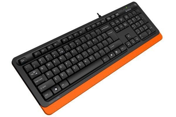 Langallinen näppäimistö A4Tech FStyler FK 10 Keyboard - oranssi hinta ja tiedot | Näppäimistöt | hobbyhall.fi