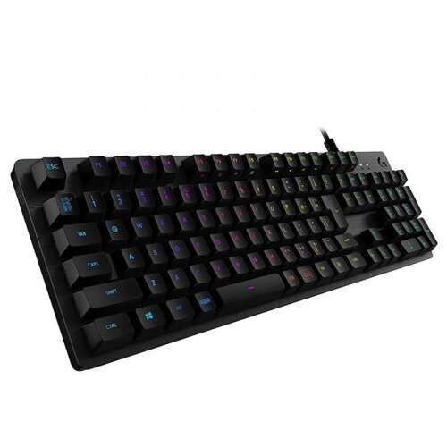 Pelinäppäimistö Logitech G512 (Blue Switch), musta hinta ja tiedot | Näppäimistöt | hobbyhall.fi