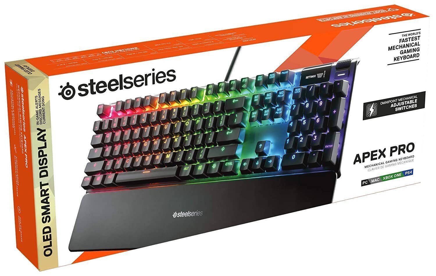 SteelSeries Apex Pro RGB US hinta ja tiedot | Näppäimistöt | hobbyhall.fi