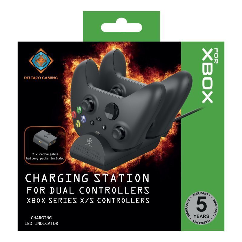 Xbox Series X -kaukosäätimen latausteline kaksoismusta hinta ja tiedot | Pelikonsolitarvikkeet | hobbyhall.fi