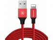 USB-kaapeli Baseus Yiven Cable CALYW-C09 Apple-laitteille, 3 m pitkä, punainen hinta ja tiedot | Kaapelit ja adapterit | hobbyhall.fi