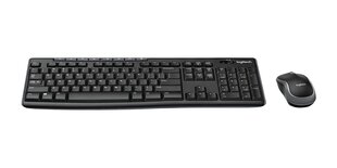 Langaton näppäimistö Logitech MK270 (CZ) Combo, musta hinta ja tiedot | Näppäimistöt | hobbyhall.fi