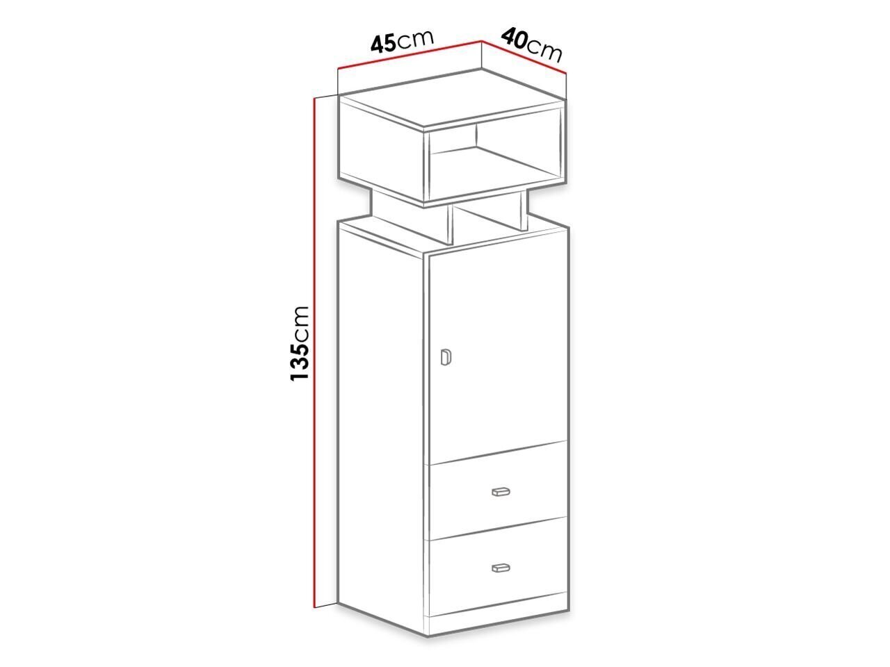 Hylly Mobi System 8 hinta ja tiedot | Hyllyt | hobbyhall.fi