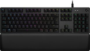 Pelinäppäimistö Logitech G513 (Red Linear), musta hinta ja tiedot | Näppäimistöt | hobbyhall.fi