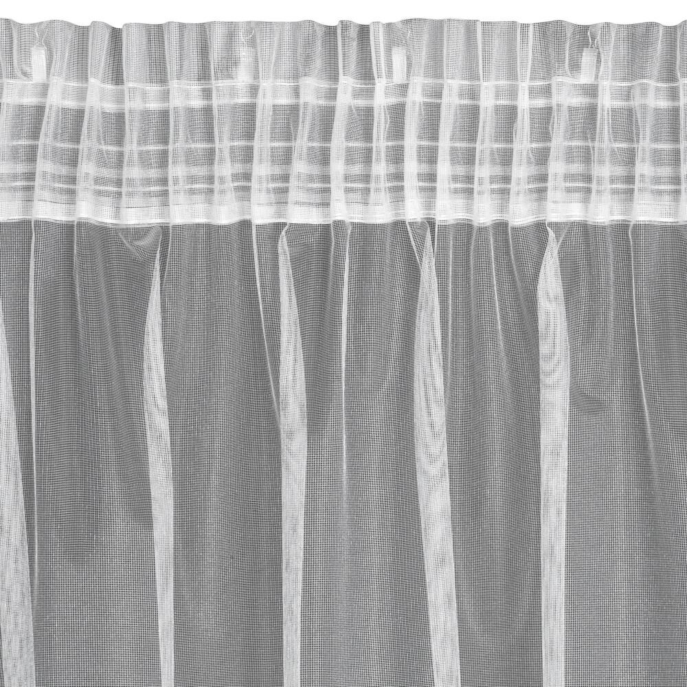 Sari-verho, 300 x 145 cm, valkoinen hinta ja tiedot | Verhot | hobbyhall.fi