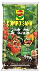 COMPO SANA Substraatti tomaateille ja vihanneksille, 20L hinta ja tiedot | Mullat ja kasvualustat | hobbyhall.fi