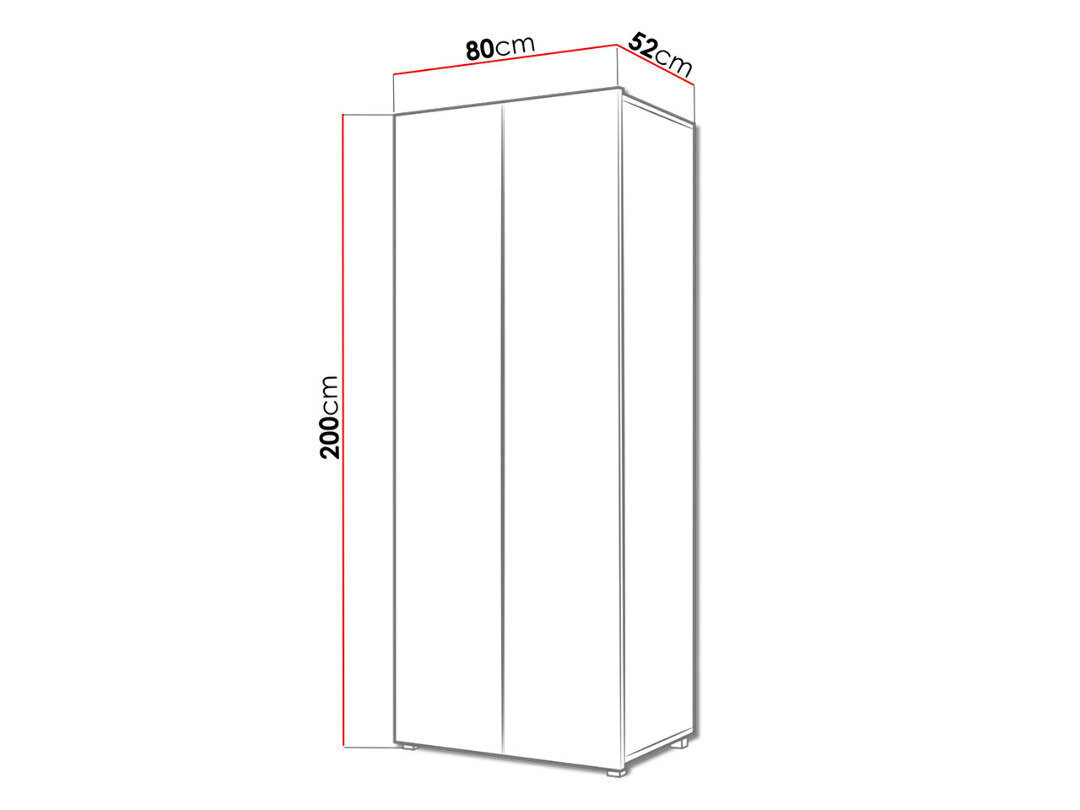 Calabrini -vaatekaappi hinta ja tiedot | Kaapit | hobbyhall.fi