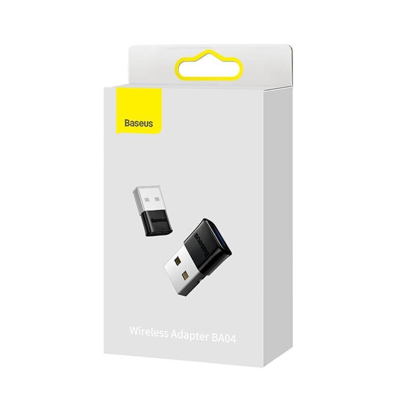 Baseus BA04 Bluetooth-sovitin (musta) hinta ja tiedot | Adapterit | hobbyhall.fi