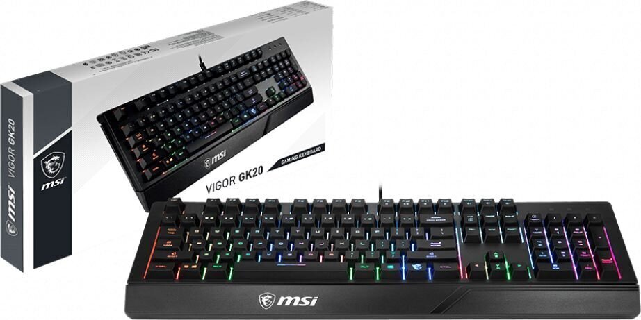 MSI Vigor GK20 hinta ja tiedot | Näppäimistöt | hobbyhall.fi