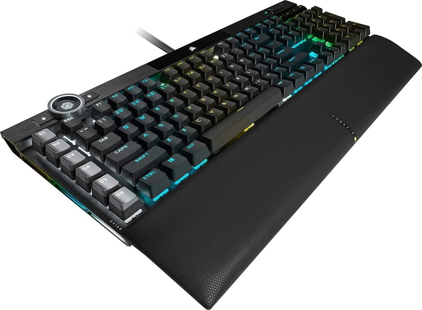 Langallinen pelinäppäimistö Corsair K100 RGB Mechanical, ENG hinta ja tiedot | Näppäimistöt | hobbyhall.fi