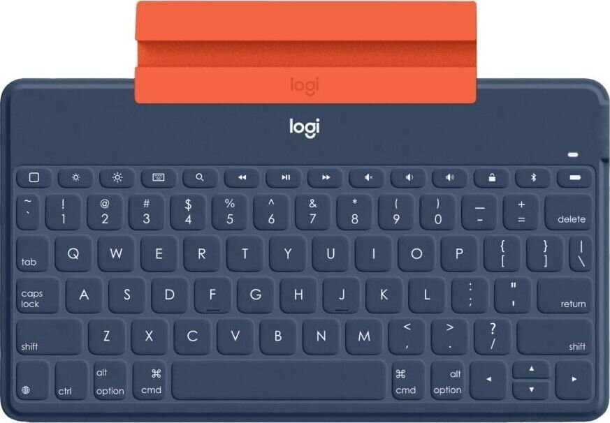 Langaton näppäimistö Logitech Keys-To-Go, sininen hinta ja tiedot | Näppäimistöt | hobbyhall.fi