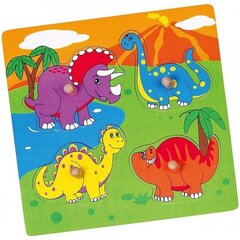 Puinen palapeli dinosauruksilla "Toys" hinta ja tiedot | Kehittävät lelut | hobbyhall.fi