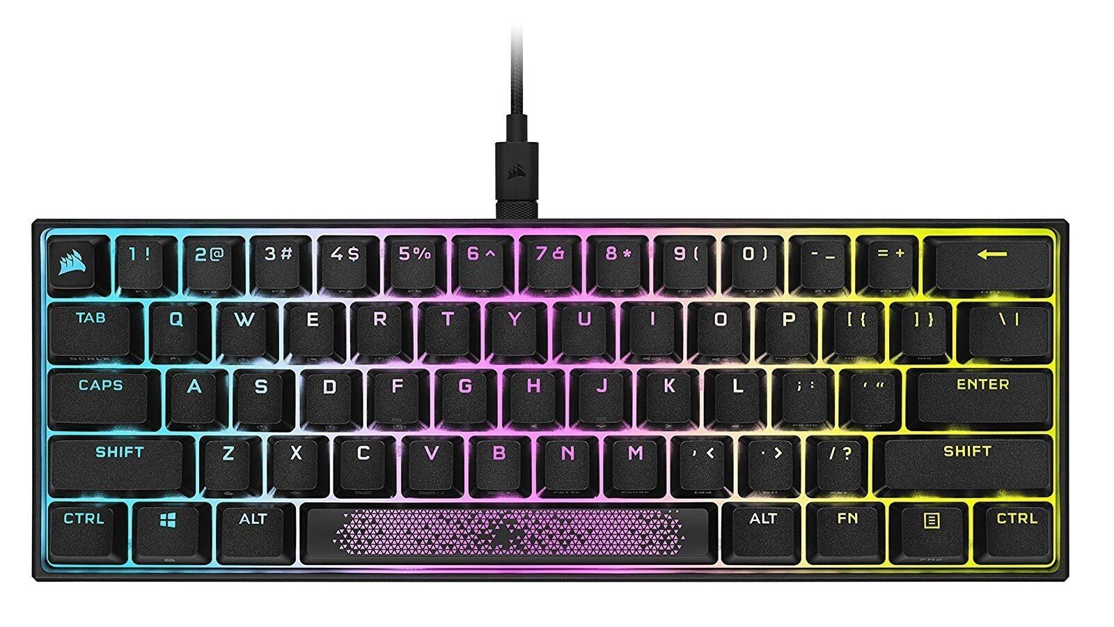 Corsair K65 RGB MINI Cherry MX Red US hinta ja tiedot | Näppäimistöt | hobbyhall.fi