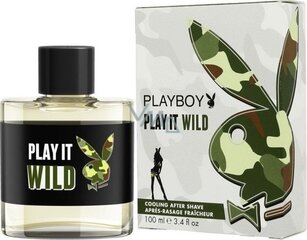 Playboy Play It Wild for Him aftershave lotion 100 ml hinta ja tiedot | Parranajo ja karvanpoisto | hobbyhall.fi