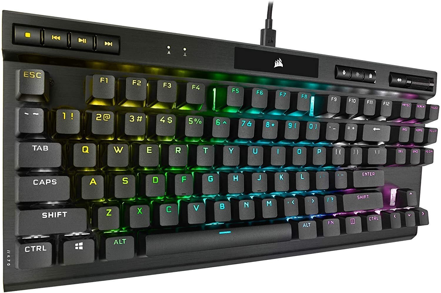 Corsair K70 RGB TKL Cherry MX Speed hinta ja tiedot | Näppäimistöt | hobbyhall.fi