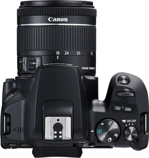 Canon EOS 250D (Black) + EF-S 18-55mm f/4-5.6 IS STM + EF 50mm f/1.8 STM hinta ja tiedot | Kamerat | hobbyhall.fi