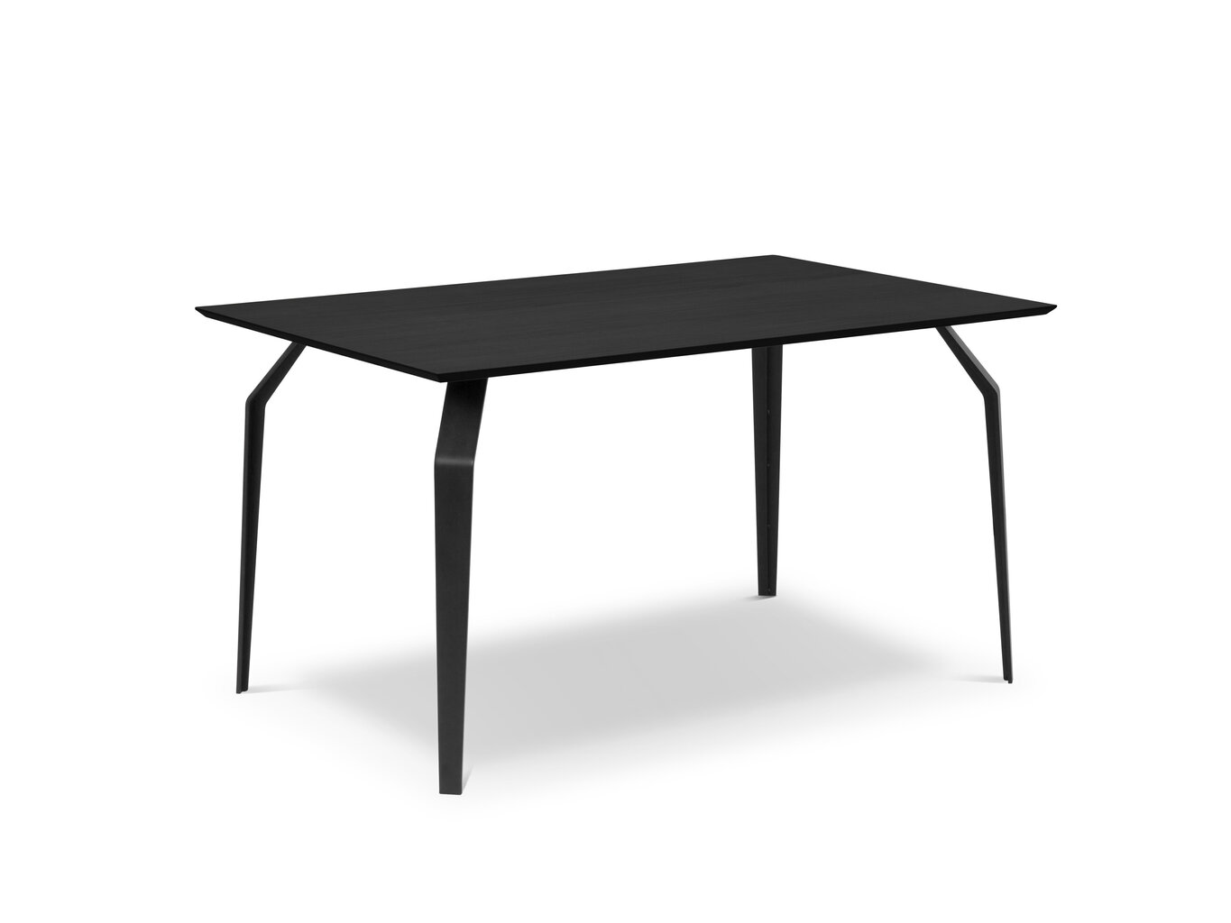 Pöytä Micadoni Home Sono, 120x80 cm, musta hinta ja tiedot | Ruokapöydät | hobbyhall.fi