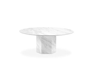 Sohvapöytä Micadoni Home Sahara, 100 cm, valkoinen hinta ja tiedot | Sohvapöydät | hobbyhall.fi