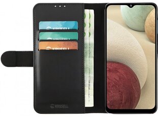 Krusell Phone Wallet Samsung Galaxy A02:lle, musta hinta ja tiedot | Puhelimen kuoret ja kotelot | hobbyhall.fi