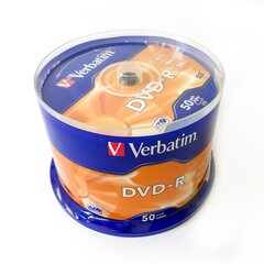 DVD-levyt Verbatim 43548 hinta ja tiedot | Vinyylilevyt, CD-levyt, DVD-levyt | hobbyhall.fi