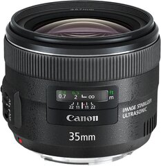 Canon EF 35mm f/2 IS USM hinta ja tiedot | Canon Kamerat ja tarvikkeet | hobbyhall.fi