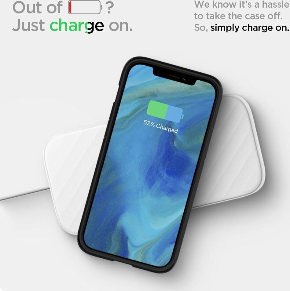 Spigen ACS01753 iPhone 12 Minille, musta hinta ja tiedot | Puhelimen kuoret ja kotelot | hobbyhall.fi