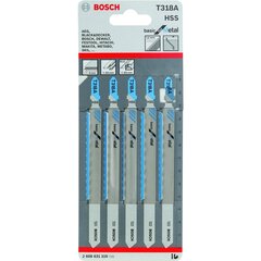 -Metallin pistosahat Bosch T318A, 5 kpl hinta ja tiedot | Käsityökalut | hobbyhall.fi