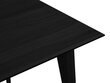 Jatkettava pöytä Micadoni Home Gran 120x80 cm, musta hinta ja tiedot | Ruokapöydät | hobbyhall.fi