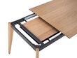 Jatkettava pöytä Micadoni Home Gran 140x90 cm, ruskea hinta ja tiedot | Ruokapöydät | hobbyhall.fi