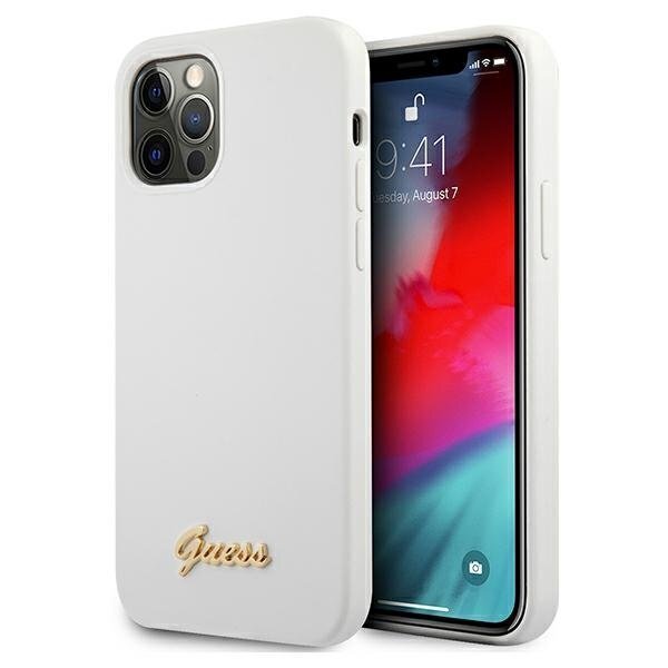 Puhelinkuori Guess GUHCP12LLSLMGWH iPhone 12 Pro Max 6,7", hinta ja tiedot | Puhelimen kuoret ja kotelot | hobbyhall.fi